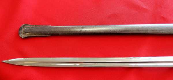 p 4523 RARE FRENCH 1882 PN INFANTRY OFFICERS SWORD PRESENTED TO ROMANIA GOVERNMENT 1915 5