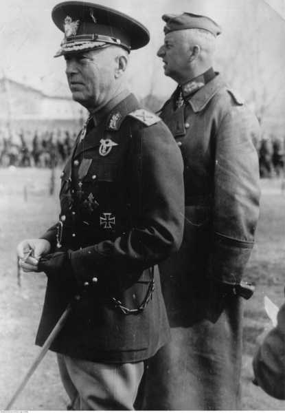 Marshal Ion Antonescu and General Erich von Manstein