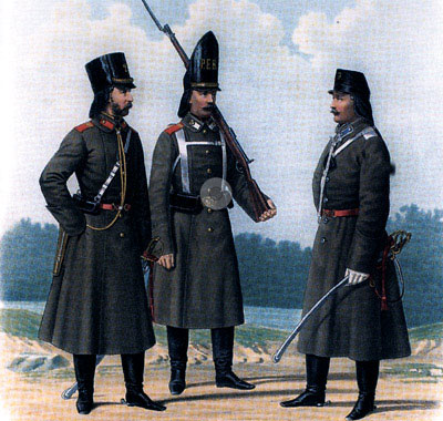  военнослужащий с винтовкой Бердана № 1 обр. 1868 года 01
