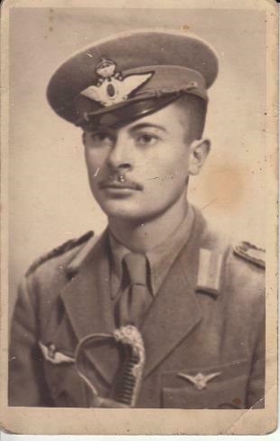 WWII Old Bulgaria Bulgarian Royal Military Pilot Officer Photo WW2 (1936 1943 гг.)