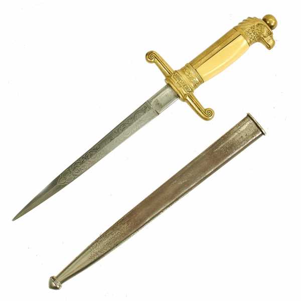 Royal Romanian Army Officer Dagger by F.W. Holler Solingen 02