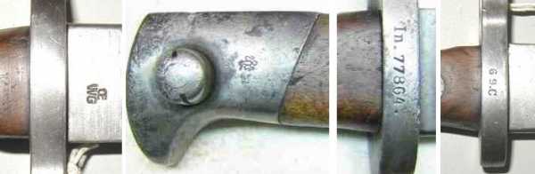  нож румынский обр. 1893 года к винтовке Манлихера обр. 1893 года 20