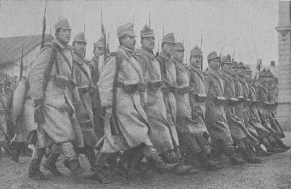 Румынская пехота с винтовками Манлихера обр. 1893 года. Лето 1917 года 01