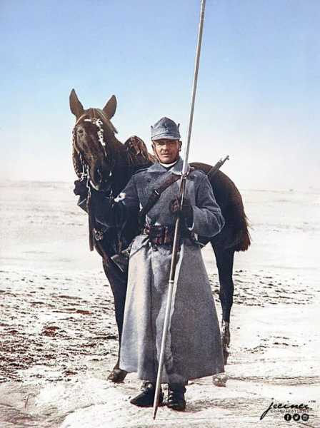 Румынский кавалерист с пикой и карабином 02