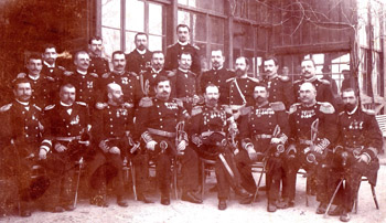 Щабът на Флота по времето, когато началник на Флота е капитан І ранг Пол Пишон