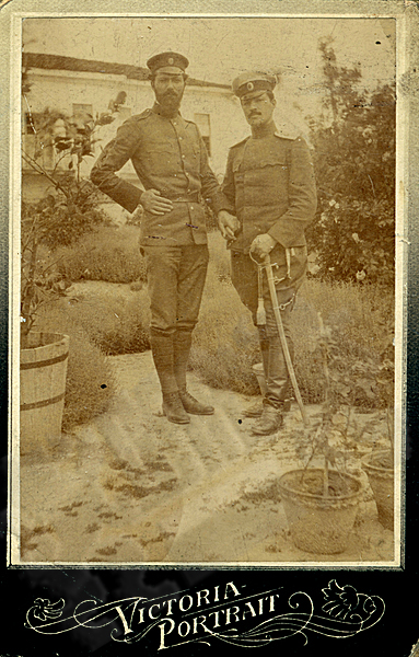  Василев с български офицер по време на Балканската война (1912 1913 гг.)