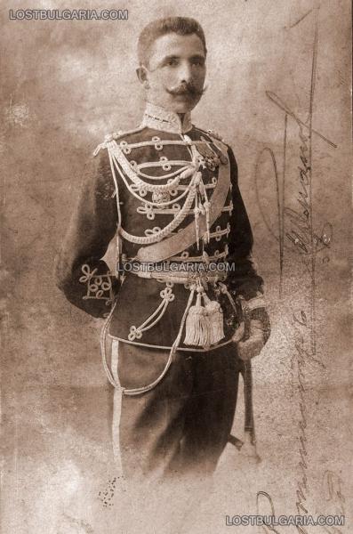  Борис Сирманов в парадна униформа на Лейбгвардейския на Н.В. конен полк, като адютант, 1904г.