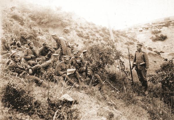 Болгарские военнослужащие. ПМВ, 1917 год 01