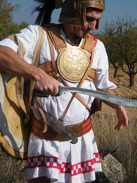 28 Иберийский воин армии Карфагена, III век до н. э. Историческая реконструкция