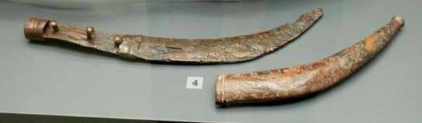 32 Железная сика найденная в могиле дакийского воина в Кугире, (I век до н. э.)
