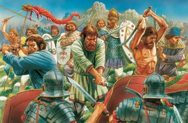 66 Фракийцы или дакийцы против римлян (рисунок) 01
