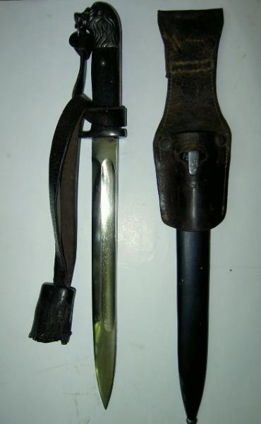 Нож болгарский окопный офицерский обр. 1916 года 03а