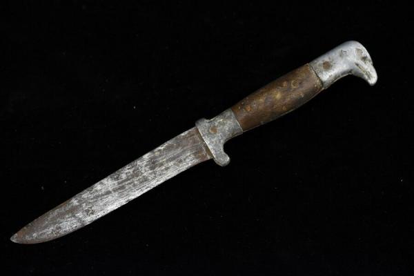 Wwi Old Assault Trench Fighting Eagle Head Knife 02