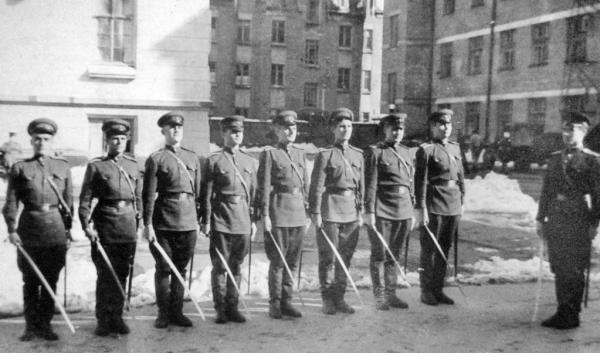  половина 1940 х годов, курсанты Дзауджикауского военного училища войск МВД СССР