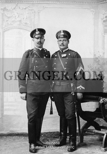 0225659 JUSTICE two Bulgarian police men 1902 photo Karastojanow
