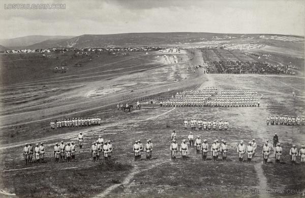  на 3 та Гвардейска пехотна дивизия край Яръм Бургас (днешен Кумбургас, Турция), юли 1878 г.