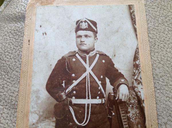 04 RR Rare early Bulgarian Russian Princely military photo cavalry