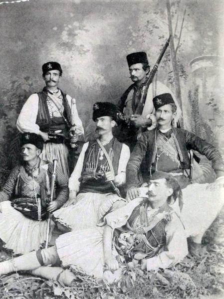 Bulgarian volunteers from Macedonia that fought at the Serbo Bulgarian War (1885)