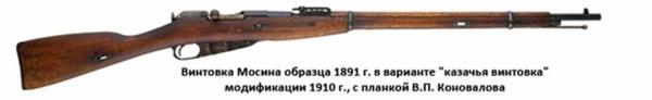  винтовка Мосина обр. 1891 года с прицелом Коновалова 01