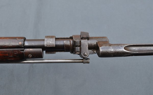 7,62 мм русская драгунская винтовка обр. 1891 1910 года с примкнутым штыком 02