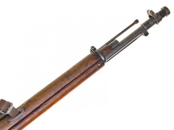7,62 мм русская драгунская винтовка обр. 1891 1910 года со штыком (штык примкнут по походному) 02