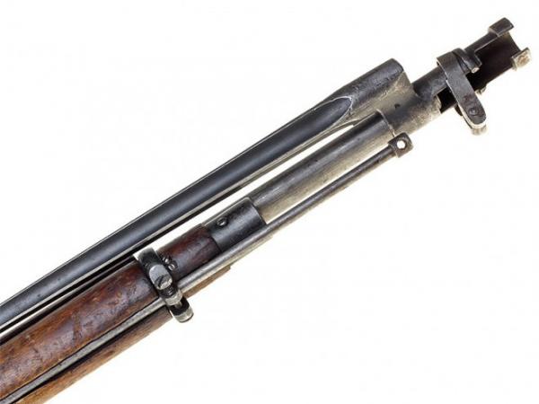 7,62 мм русская драгунская винтовка обр. 1891 1910 года со штыком (штык примкнут по походному) 03