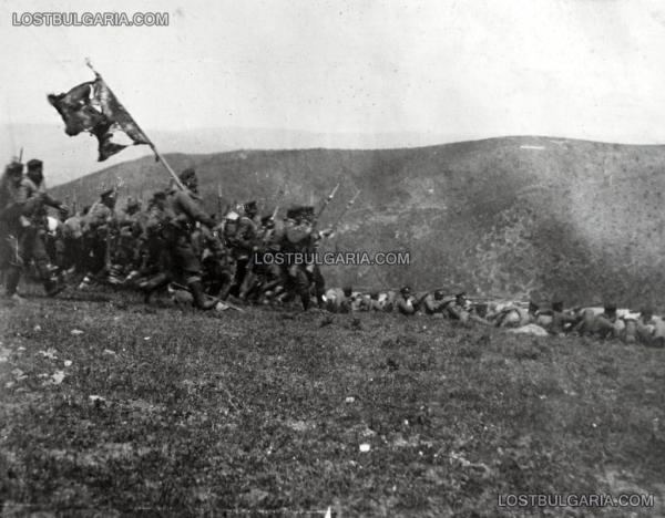  пехота в атака край Люле Бургас, 1912 г.