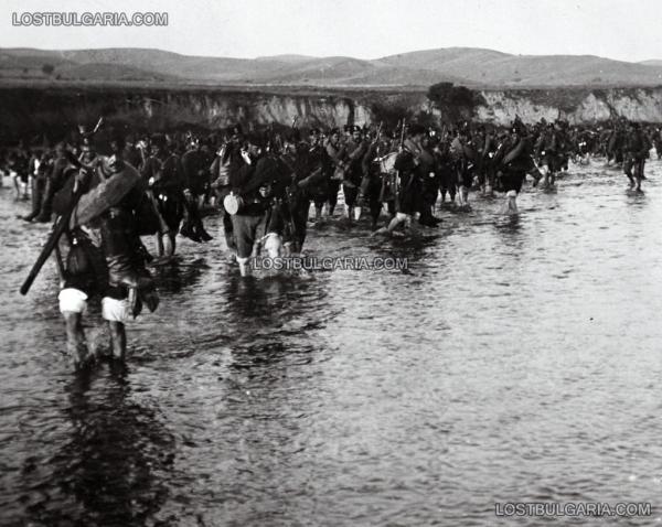  пехота прекосява река Брегалница, лятото на 1913 г.