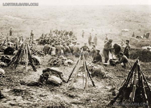  на позицията край Чаталджа, 1912 г.
