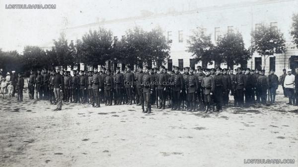  и строева подготовка на редовната войска след обявяването на Балканската война, София 1912 г.