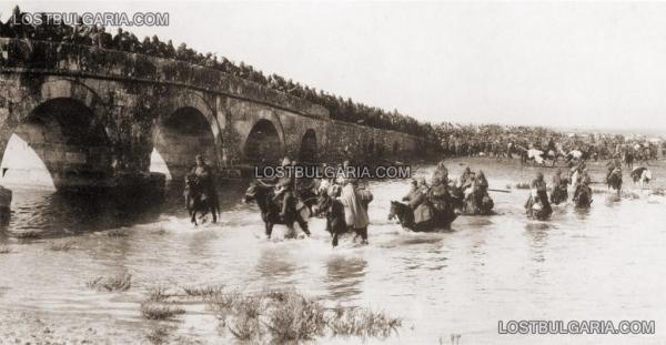  армия отстъпва в безредие към Чаталджа, ноември 1912 г.