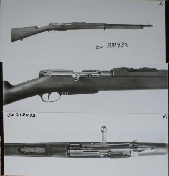  винтовка системы Маузера обр. 1887 года, передаланная под патрон 7,65×53 (03)