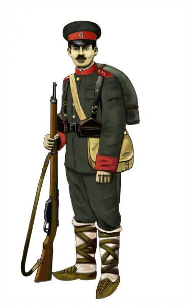 солдат с винтовкой Манлихера М1895 (ПМВ) 02