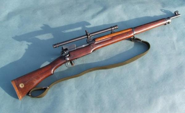 P14 in WW1 Sniper configuration with a Winchester A5 Scope