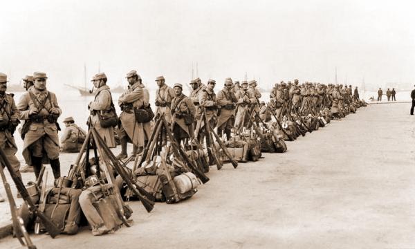  пехотный полк прибыл на Салоникский фронт. ПМВ 01