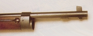 8 мм французская пехотная винтовка Лебеля обр. 1886 года 04. Место примыкания штыка
