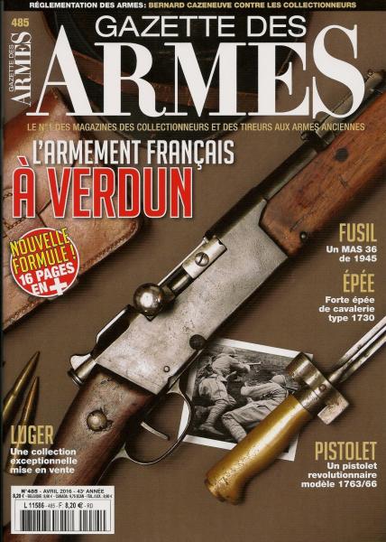 Gazette des Armes n°485 avril 2016 petite