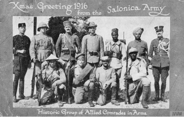 Salonika Allied Comrades in Arms © IWM Q 67857