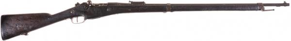  Бертье обр. 1907 года (Le fusil Mle 1907 de tirailleur sénégalais) с нестандартной рукоятью взведения затаора 01