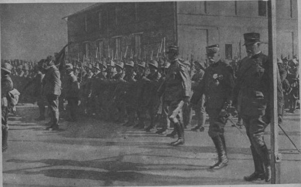 Sarrail and Petitti di Roreto on the arrival of the Italian troops in Salonika