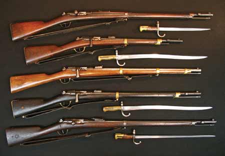  винтовки, карабины и штыки 01. M1874 14,M1874 Gras Art.Musketoon, M1874Gras Cavalry Carb,M1874 Gras Foot Gendarm Carb,M1874 Gras Infan