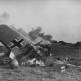 Немецкий штурмовик Fw.190, уничтоженный советской авиацией на херсонском аэродроме Фото