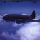 Американский транспортный самолет C-46 «Коммандо» в полете Фото