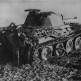 Немецкий танк «Пантера», подбитый в коммуне Шальбах во Франции Фото
