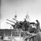 Немецкая ЗСУ Sd.Kfz. 7/1 у церкви в деревне Матрёнино под Волоколамском Фото