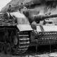 Члены экипажа в рубке немецкой САУ StuG III Ausf. F с трофейным советским ПТРС-41 Фото